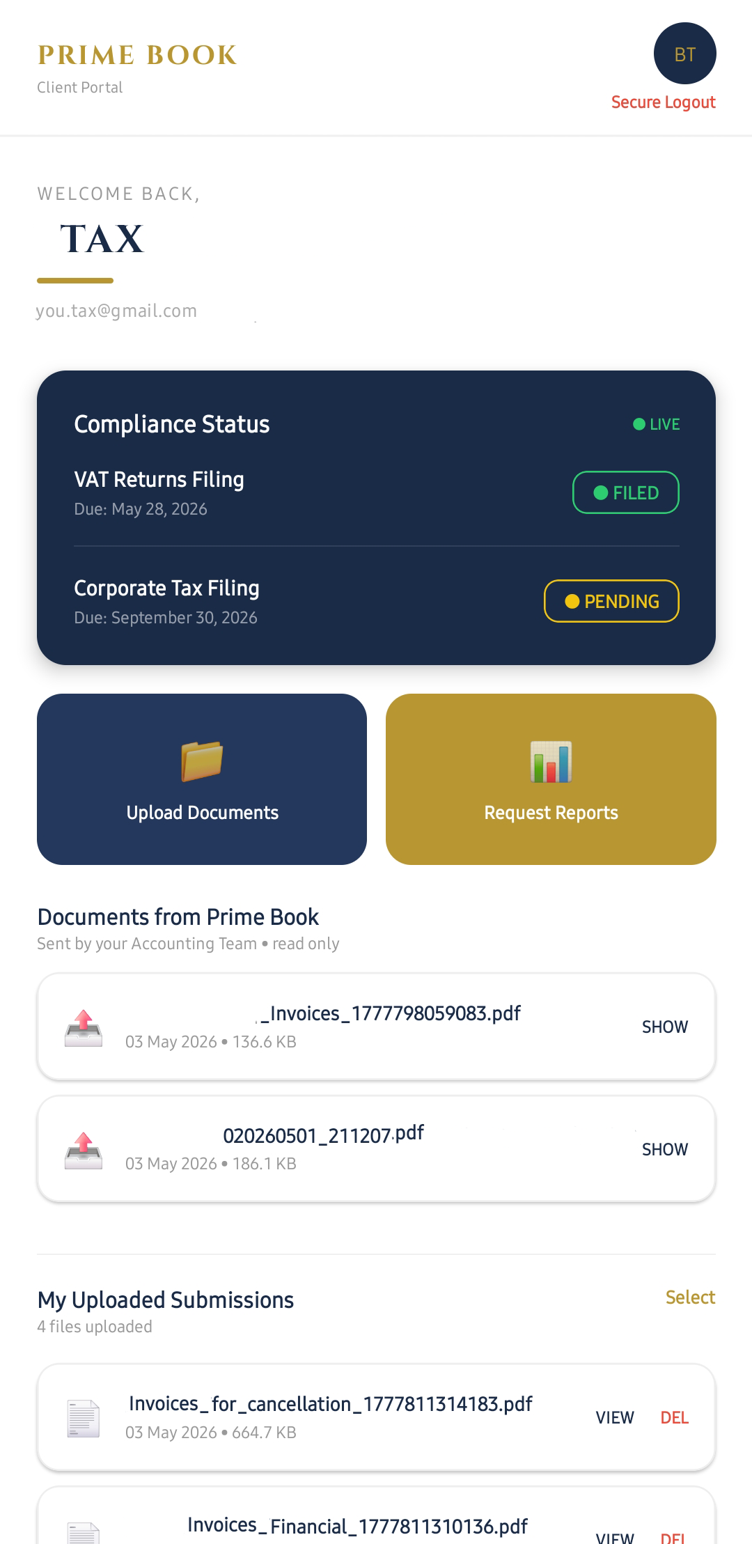 Prime Book App Screen Preview